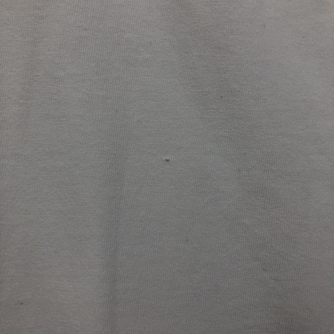 90'S ASICS College T-shirt, Made in Canada, Men's XL equivalent, Vintage cotton white type Vintage Second Hand