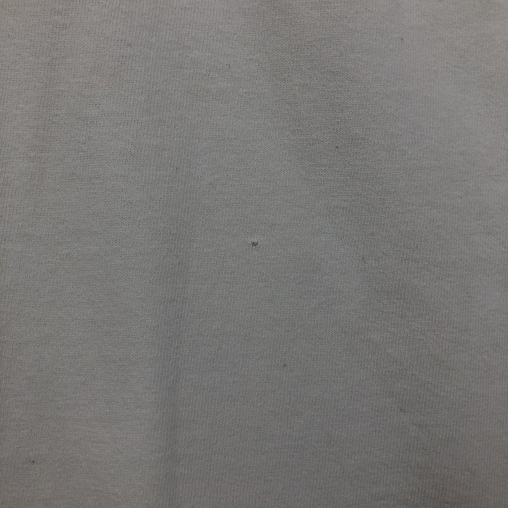 90'S ASICS College T-shirt, Made in Canada, Men's XL equivalent, Vintage cotton white type Vintage Second Hand