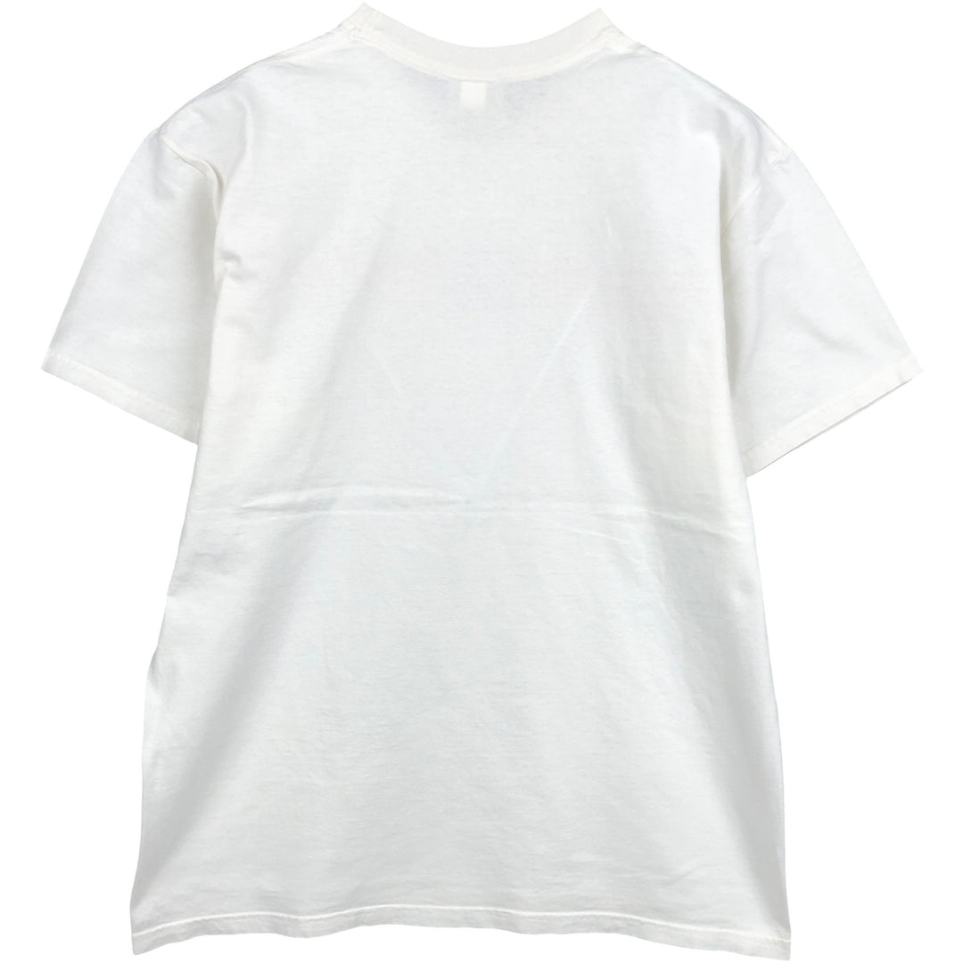 00'S Nike logo print T-shirt, men's size L cotton white type Vintage Second Hand