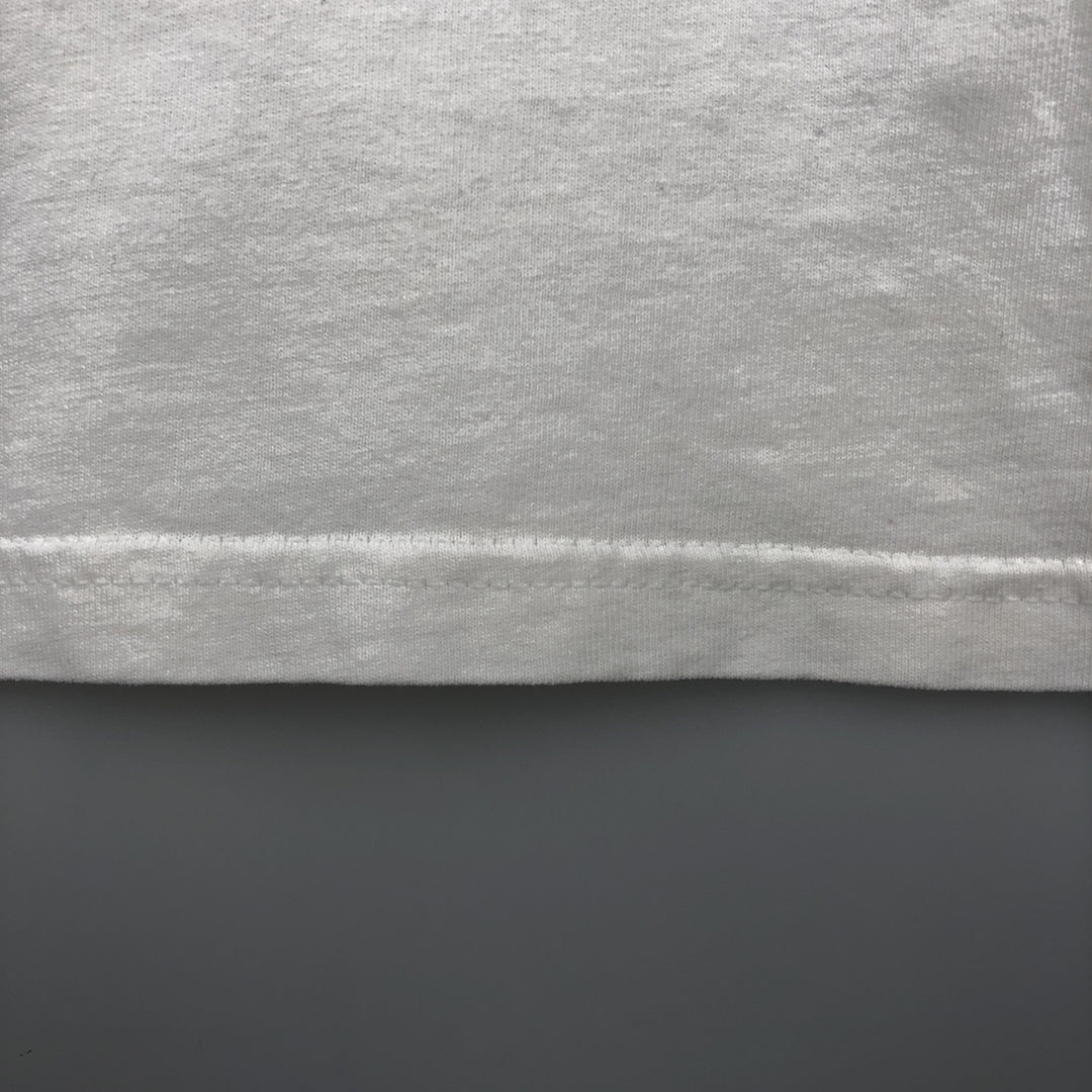 00'S Nike logo print T-shirt, men's size L cotton white type Vintage Second Hand