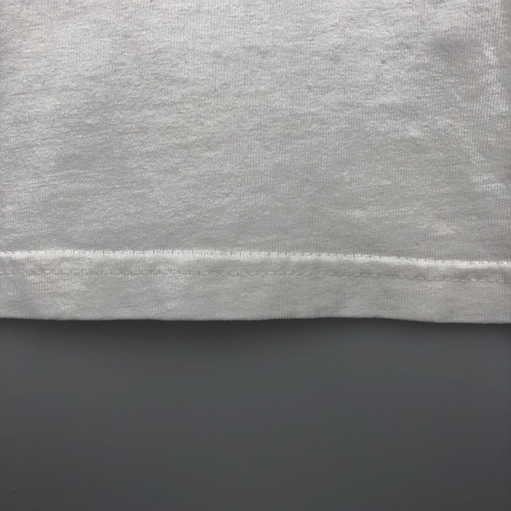 00'S Nike logo print T-shirt, men's size L cotton white type Vintage Second Hand