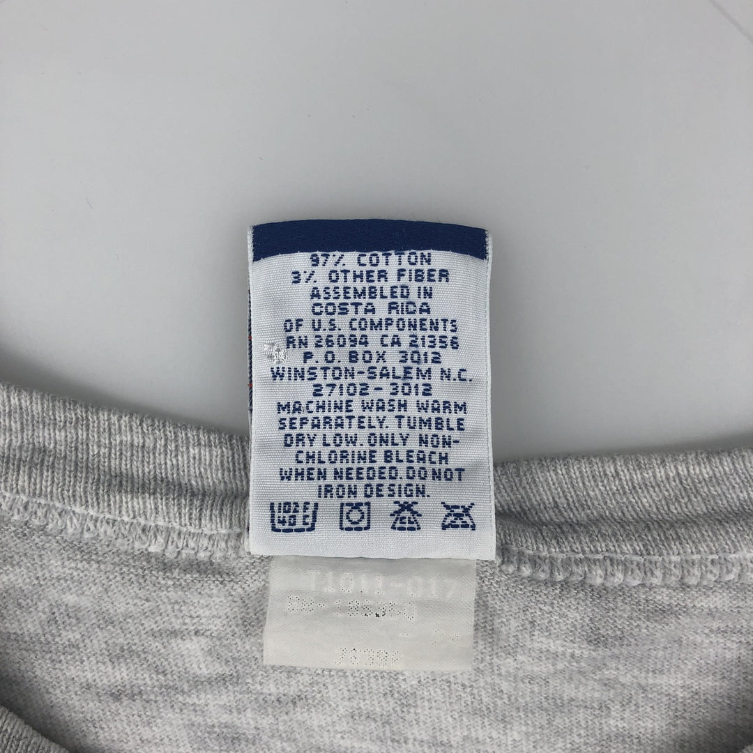 90'S Champion Authentic Athletic Apparel College T-shirt, Men's Size L (approx.), Vintage cotton gray type Vintage Second Hand