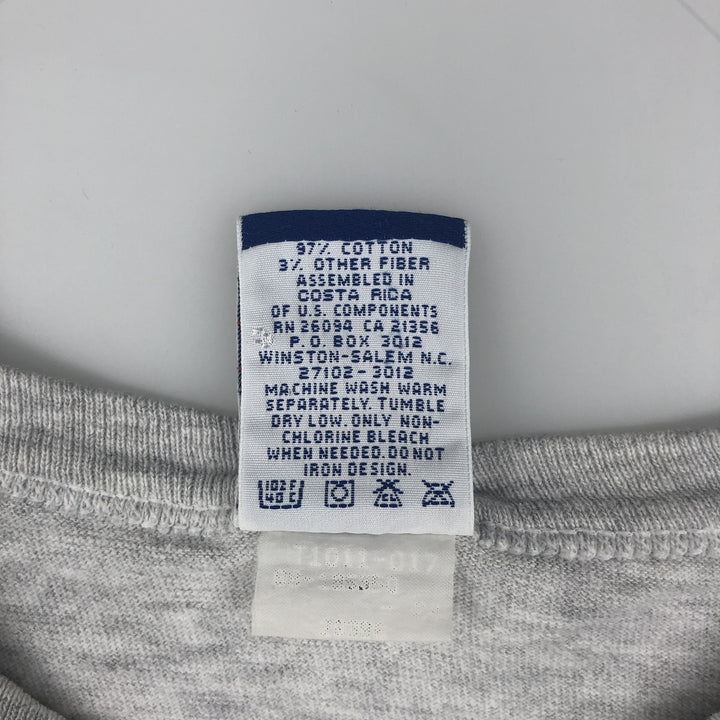 90'S Champion Authentic Athletic Apparel College T-shirt, Men's Size L (approx.), Vintage cotton gray type Vintage Second Hand