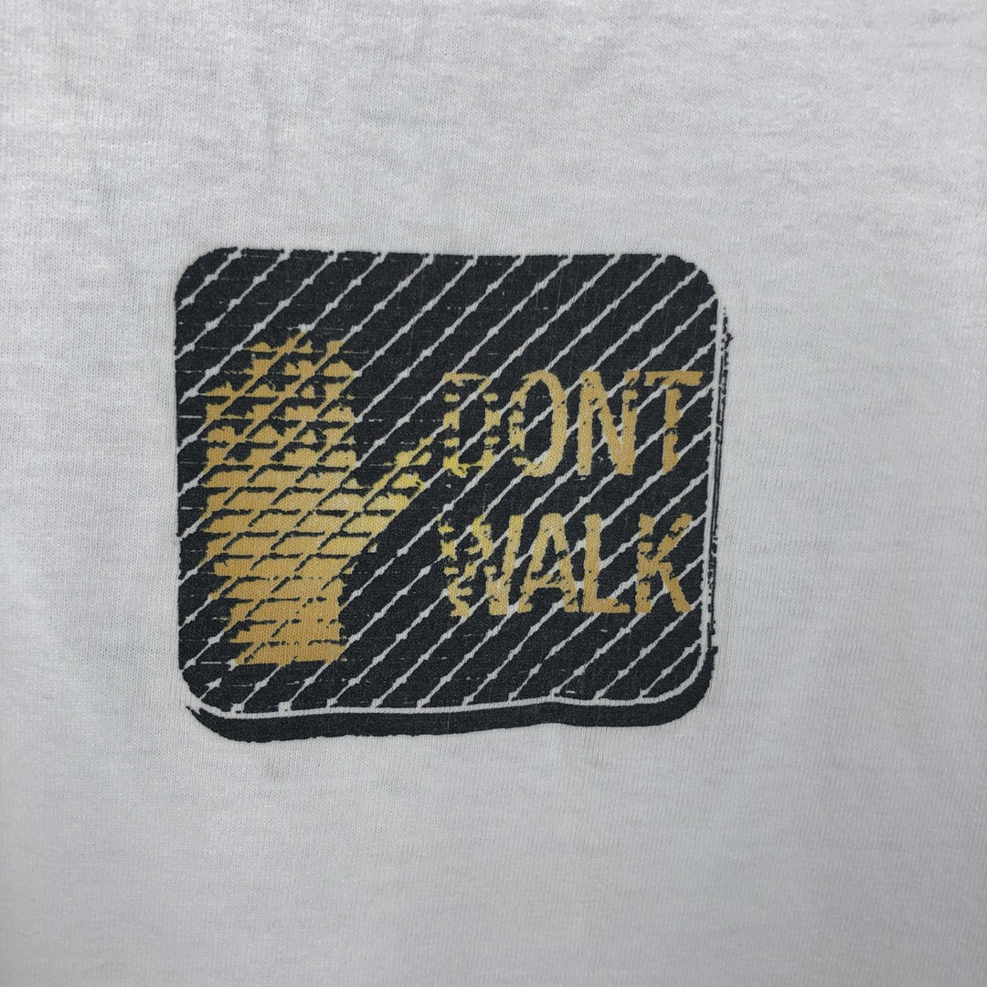 Nike NIKE printed T-shirt Men's XL size cotton white type Vintage Second Hand