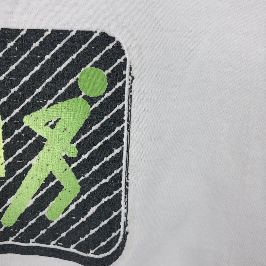Nike NIKE printed T-shirt Men's XL size cotton white type Vintage Second Hand