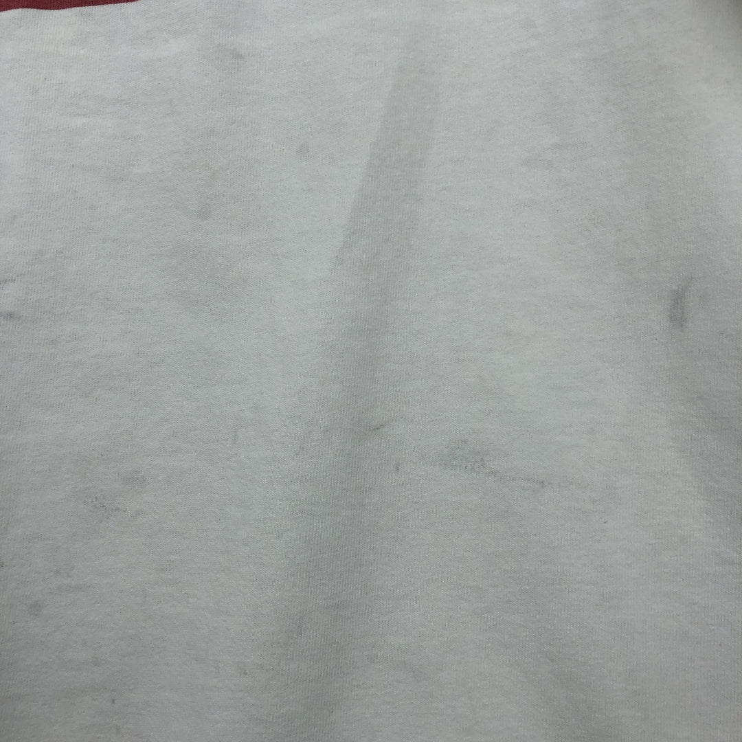 90s-00'S Adidas logo print t-shirt, made in USA, men's size XXL equivalent, vintage. cotton white type Vintage Second Hand