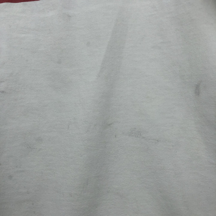 90s-00'S Adidas logo print t-shirt, made in USA, men's size XXL equivalent, vintage. cotton white type Vintage Second Hand