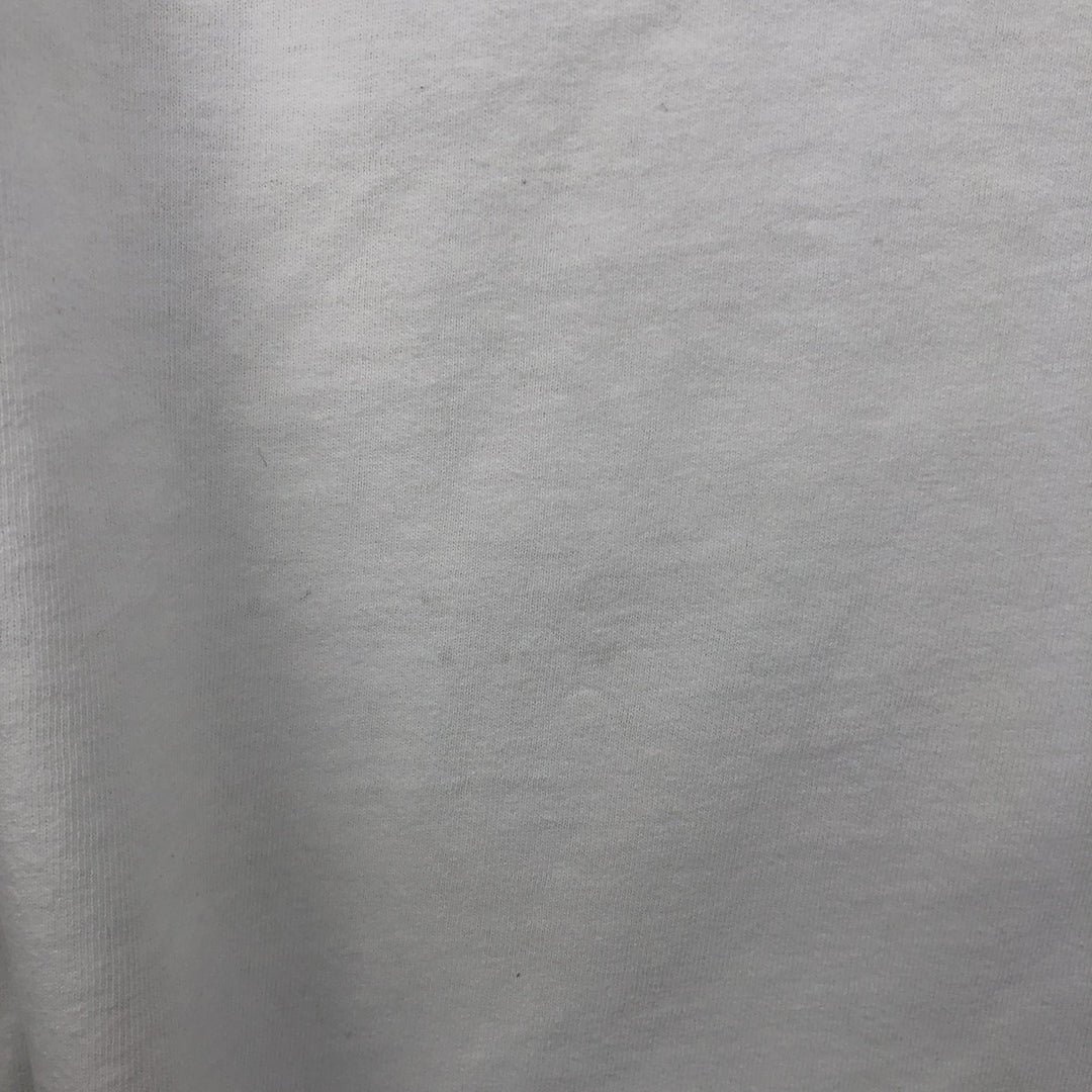 90s-00'S Adidas logo print t-shirt, made in USA, men's size XXL equivalent, vintage. cotton white type Vintage Second Hand