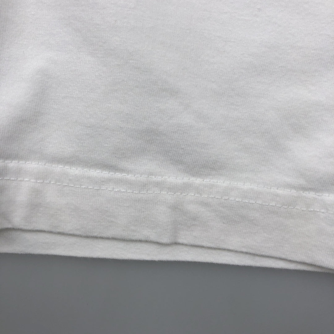 90s-00'S Adidas logo t-shirt, men's size M equivalent, vintage. cotton white type Vintage Second Hand