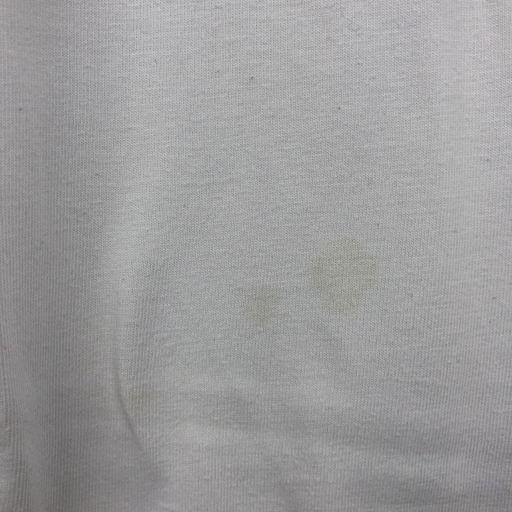 2000'S Adidas V-neck T-shirt, men's size L (approx.) cotton white type Vintage Second Hand