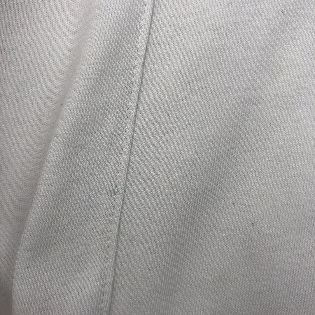 2000'S Adidas V-neck T-shirt, men's size L (approx.) cotton white type Vintage Second Hand