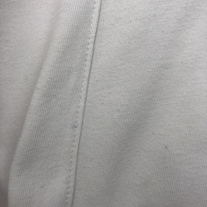 2000'S Adidas V-neck T-shirt, men's size L (approx.) cotton white type Vintage Second Hand