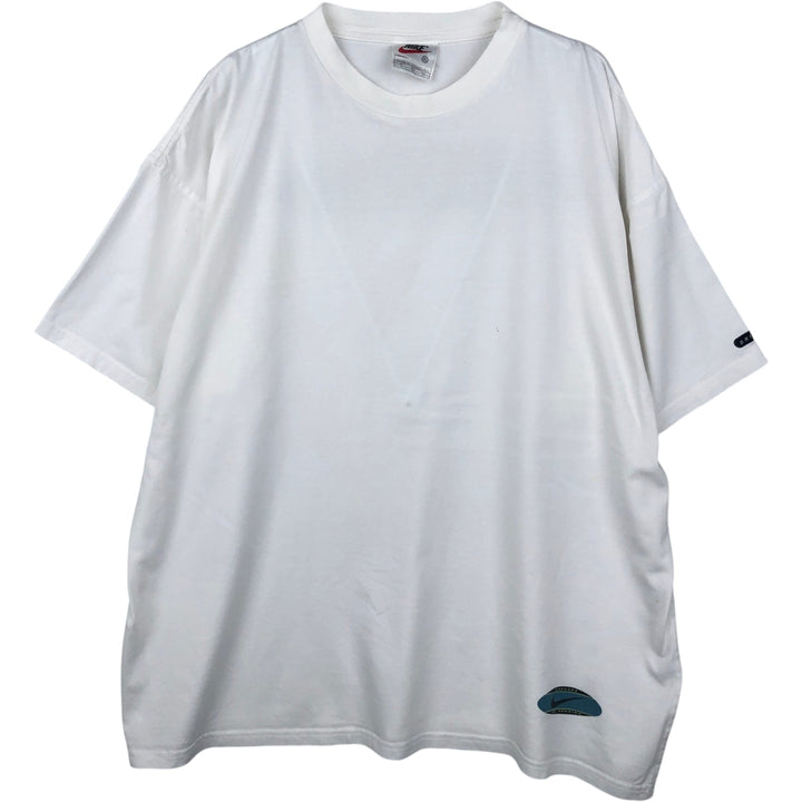 90'S Nike DRI-FIT Logo Print T-Shirt, Men's Size XL (Equivalent), Vintage cotton white type Vintage Second Hand