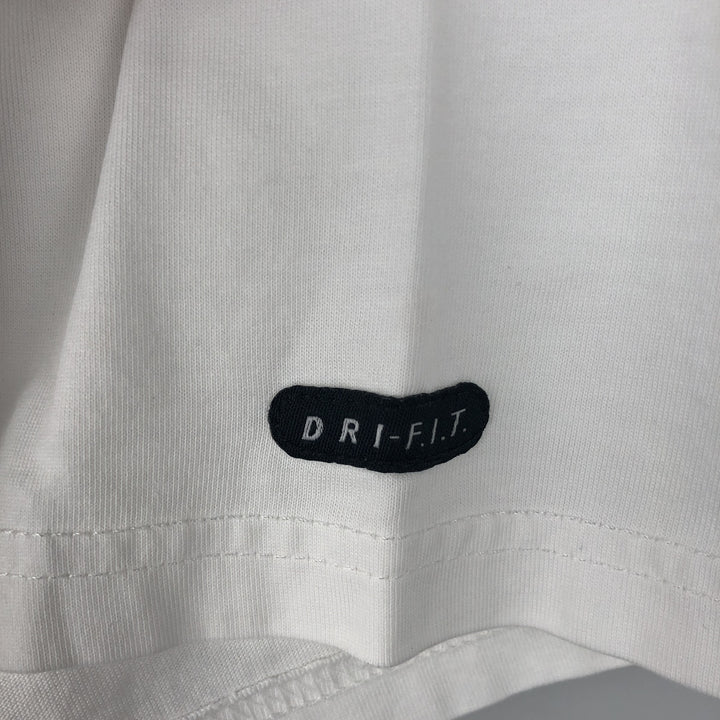 90'S Nike DRI-FIT Logo Print T-Shirt, Men's Size XL (Equivalent), Vintage cotton white type Vintage Second Hand