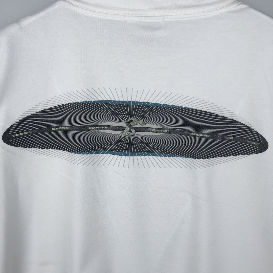90'S Nike DRI-FIT Logo Print T-Shirt, Men's Size XL (Equivalent), Vintage cotton white type Vintage Second Hand