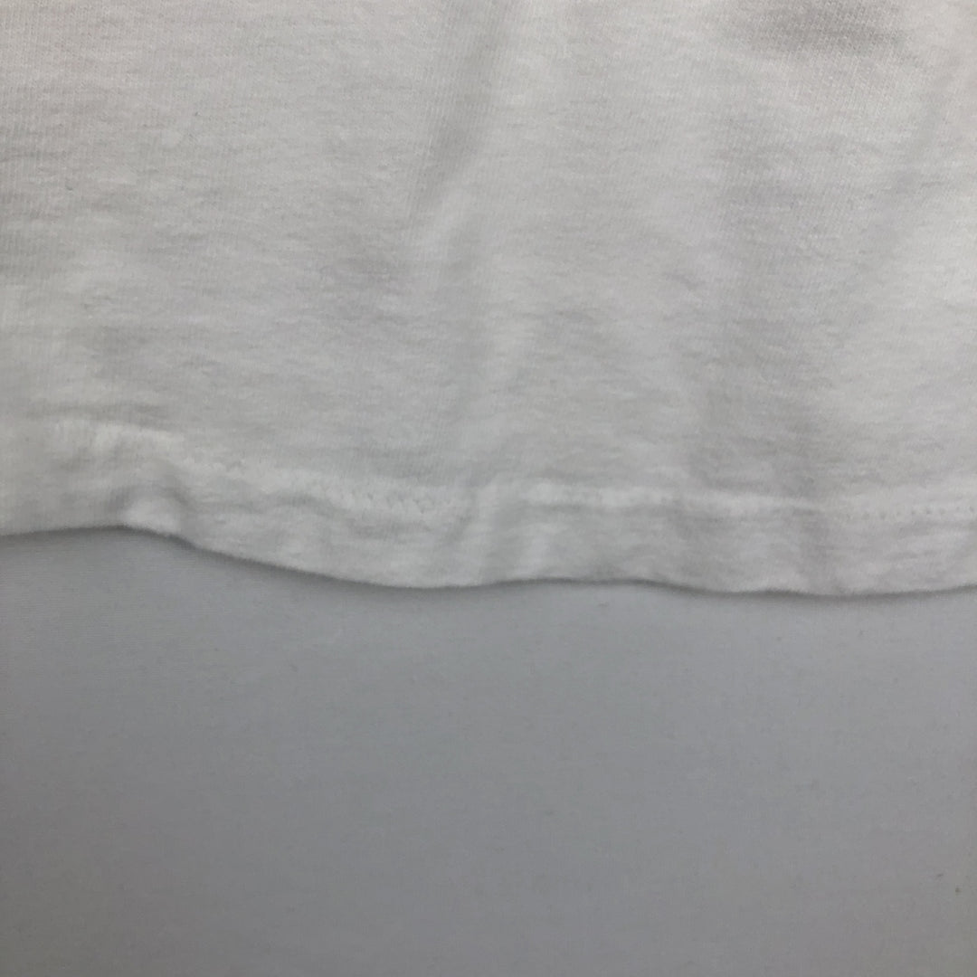 90'S Umbro T-shirt with large logo print, made in USA, men's size M equivalent, vintage. cotton white type Vintage Second Hand