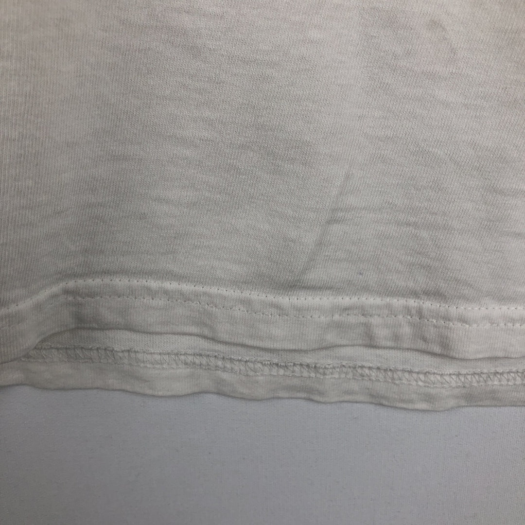 Nike College T-shirt, Men's Size L (approx.) unclear white type Vintage Second Hand