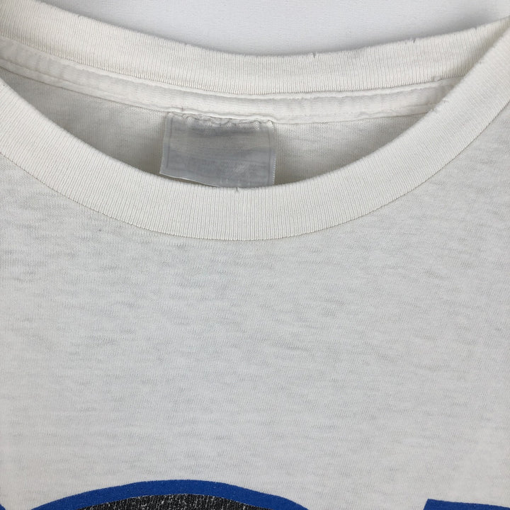 Nike College T-shirt, Men's Size L (approx.) unclear white type Vintage Second Hand
