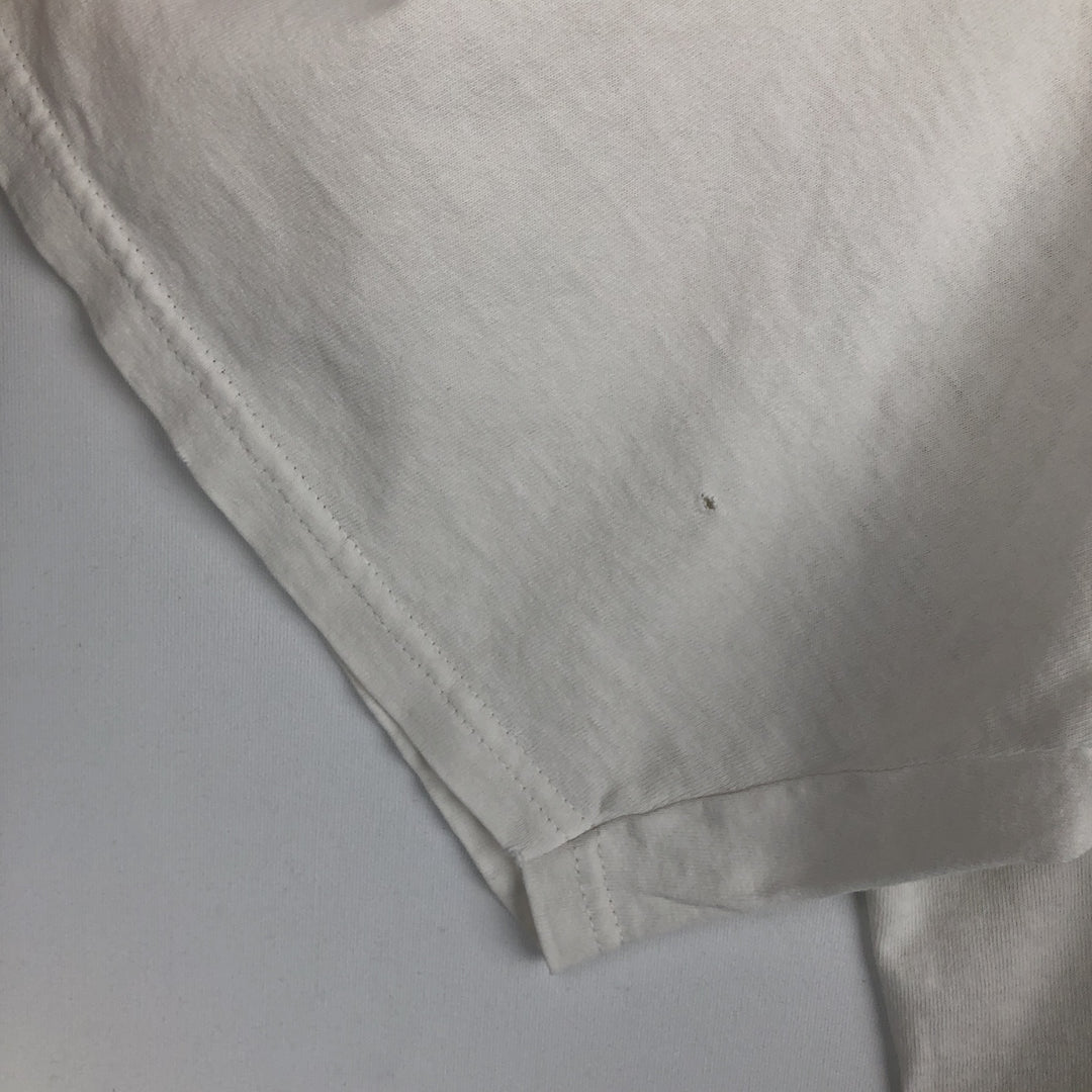 Nike College T-shirt, Men's Size L (approx.) unclear white type Vintage Second Hand