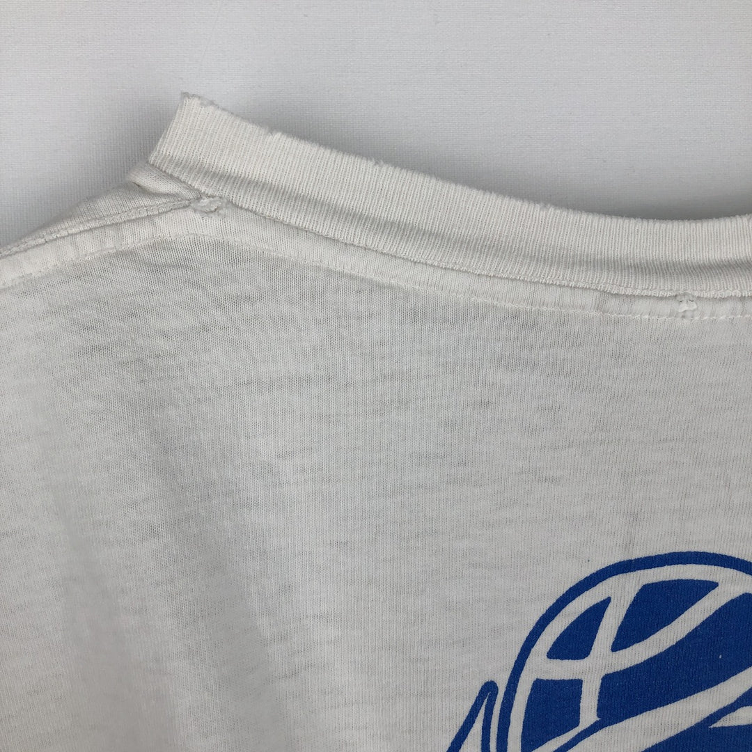 Nike College T-shirt, Men's Size L (approx.) unclear white type Vintage Second Hand