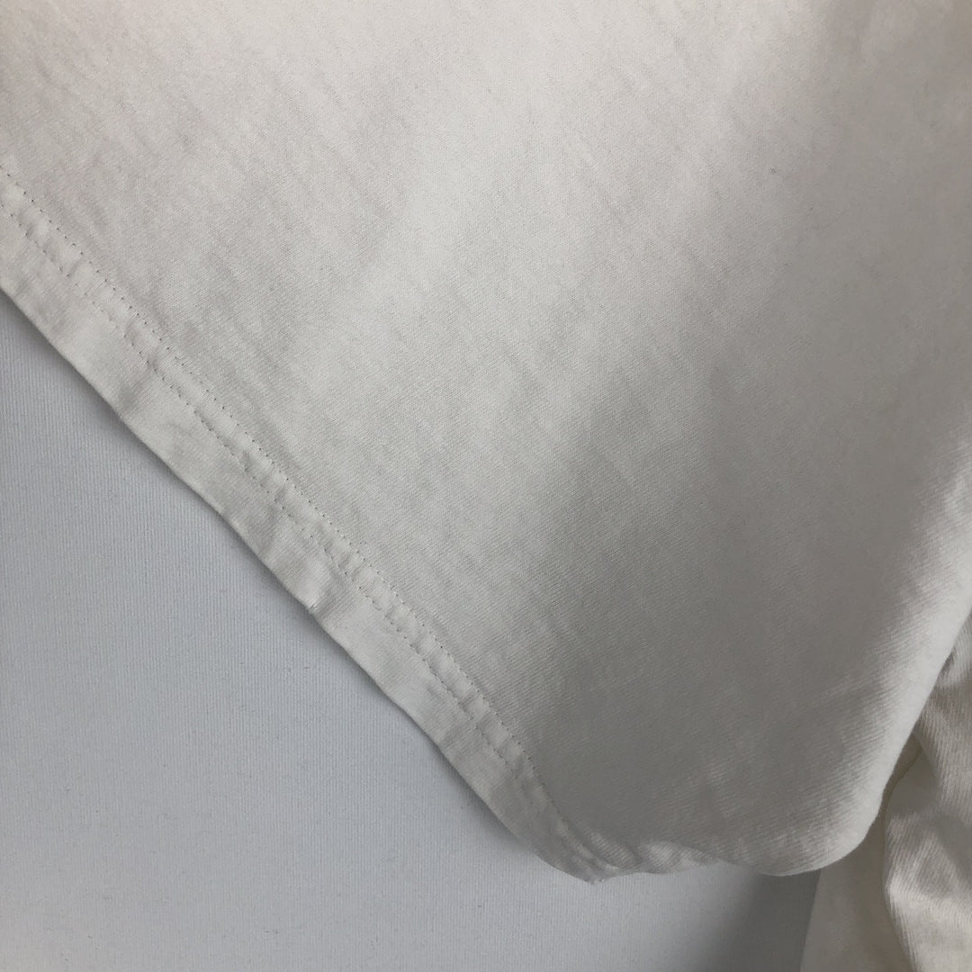 Nike College T-shirt, Men's Size L (approx.) unclear white type Vintage Second Hand