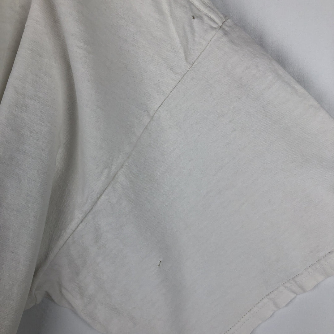 Nike College T-shirt, Men's Size L (approx.) unclear white type Vintage Second Hand