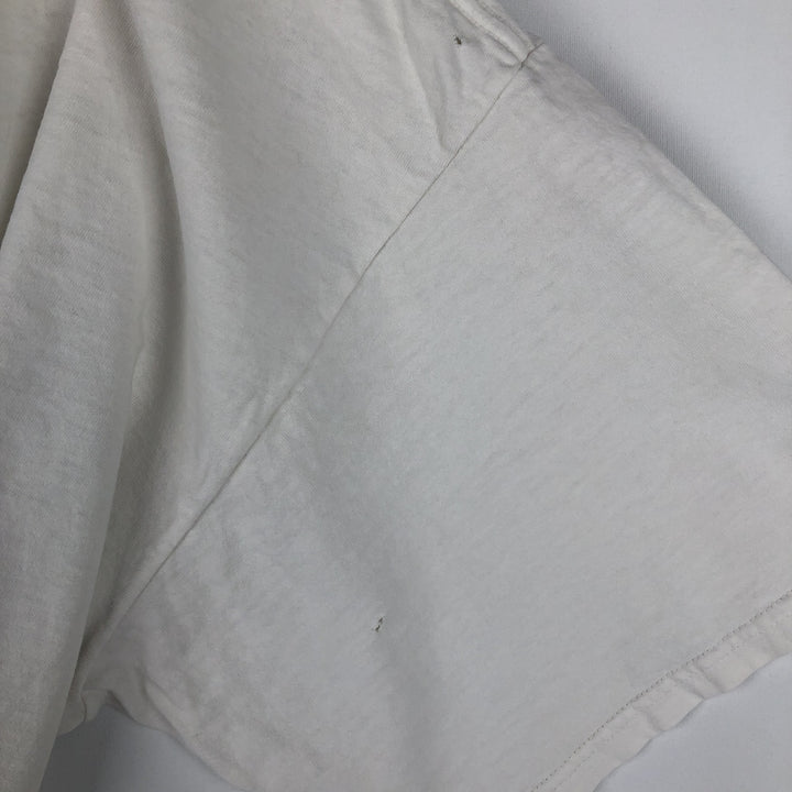 Nike College T-shirt, Men's Size L (approx.) unclear white type Vintage Second Hand