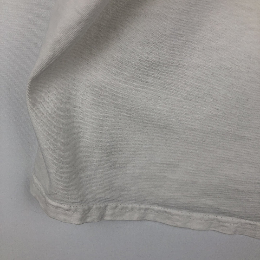 Nike College T-shirt, Men's Size L (approx.) unclear white type Vintage Second Hand