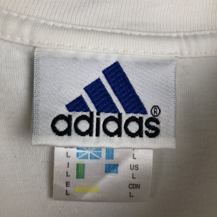90s-00'S Adidas Sydney 2000 Olympics France National Team Sports T-shirt, Men's Size L (approx.) cotton white type Vintage Second Hand
