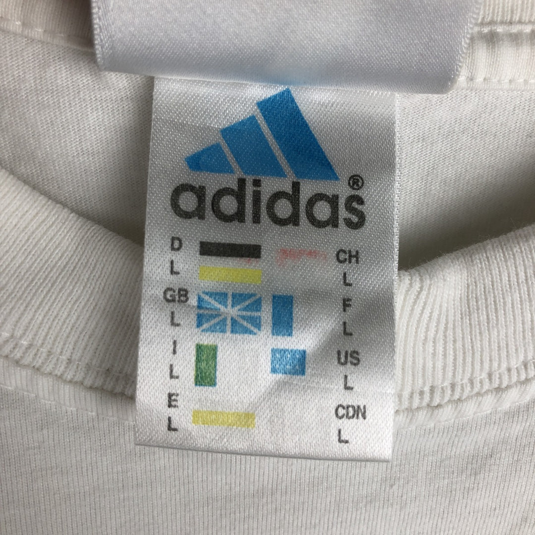 90s-00'S Adidas Sydney 2000 Olympics France National Team Sports T-shirt, Men's Size L (approx.) cotton white type Vintage Second Hand
