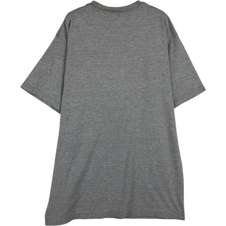 90s-00'S Adidas RUNNING logo print T-shirt, men's size M (approx.) cotton gray type Vintage Second Hand