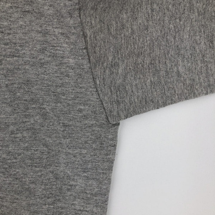 90s-00'S Adidas RUNNING logo print T-shirt, men's size M (approx.) cotton gray type Vintage Second Hand