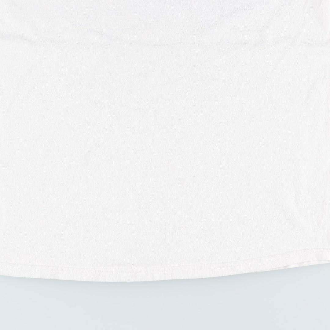 00'S Nike logo print T-shirt, men's size M cotton white type Vintage Second Hand