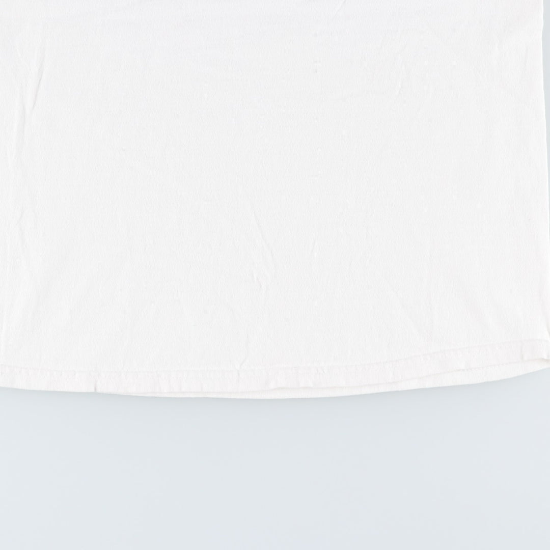 00'S Nike logo print T-shirt, men's size M cotton white type Vintage Second Hand
