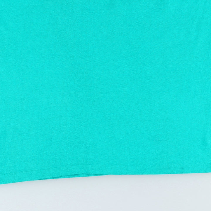 90'S Umbro Blue Tag Logo Print T-Shirt, Made in USA, Men's Size L (Equivalent), Vintage cotton turquoise blue Vintage Second Hand