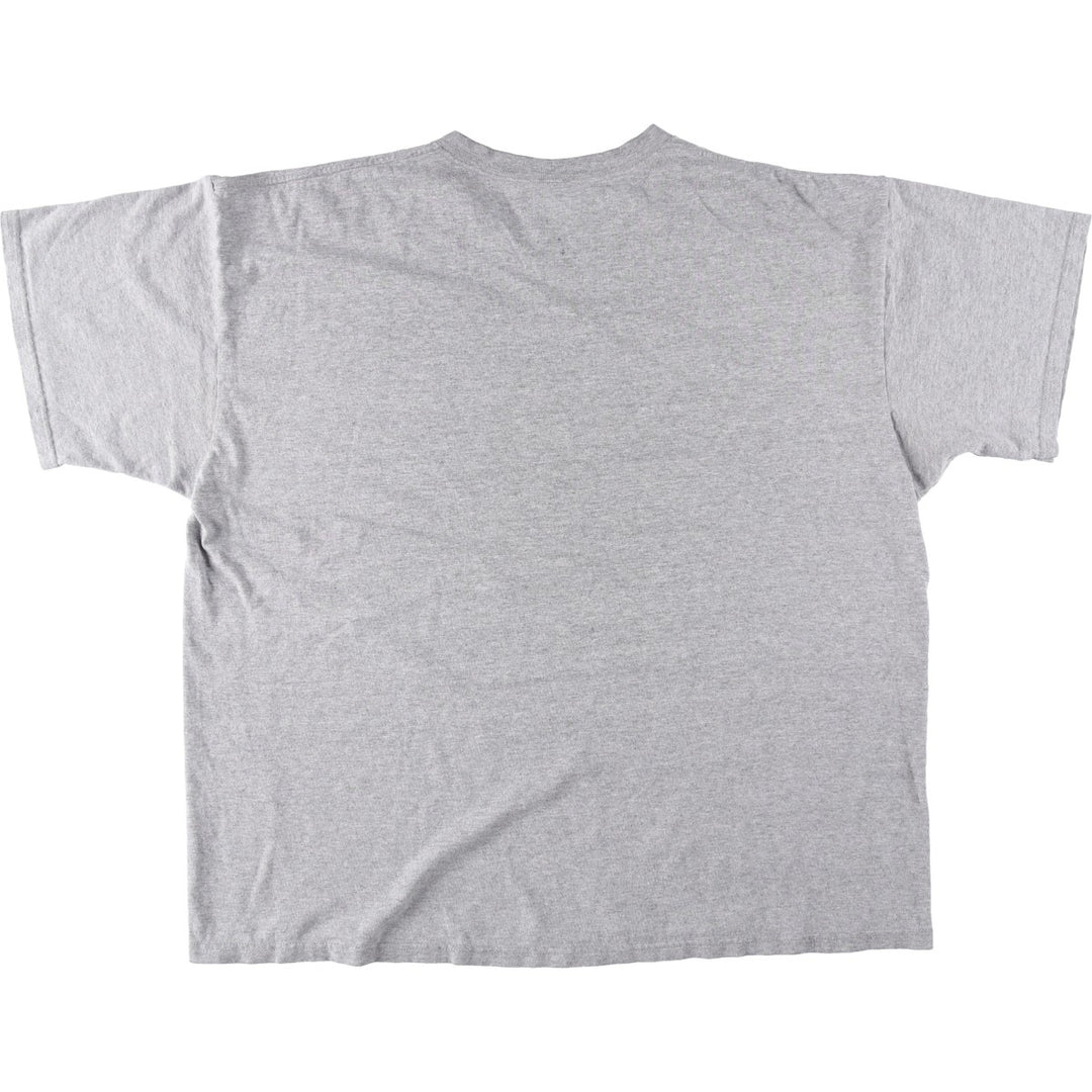 90'S Nike Center Logo T-Shirt, Made in USA, Men's XXL equivalent, Vintage cotton gray type Vintage Second Hand
