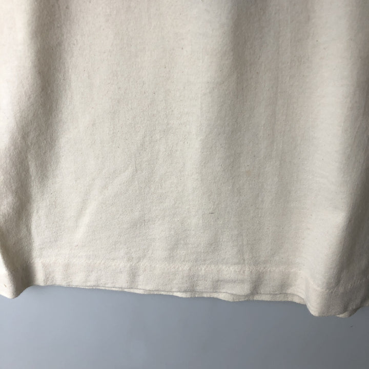 90'S Anvil Animal T-Shirt, Made in USA, Men's Size L (Equivalent), Vintage cotton unbleached Vintage Second Hand