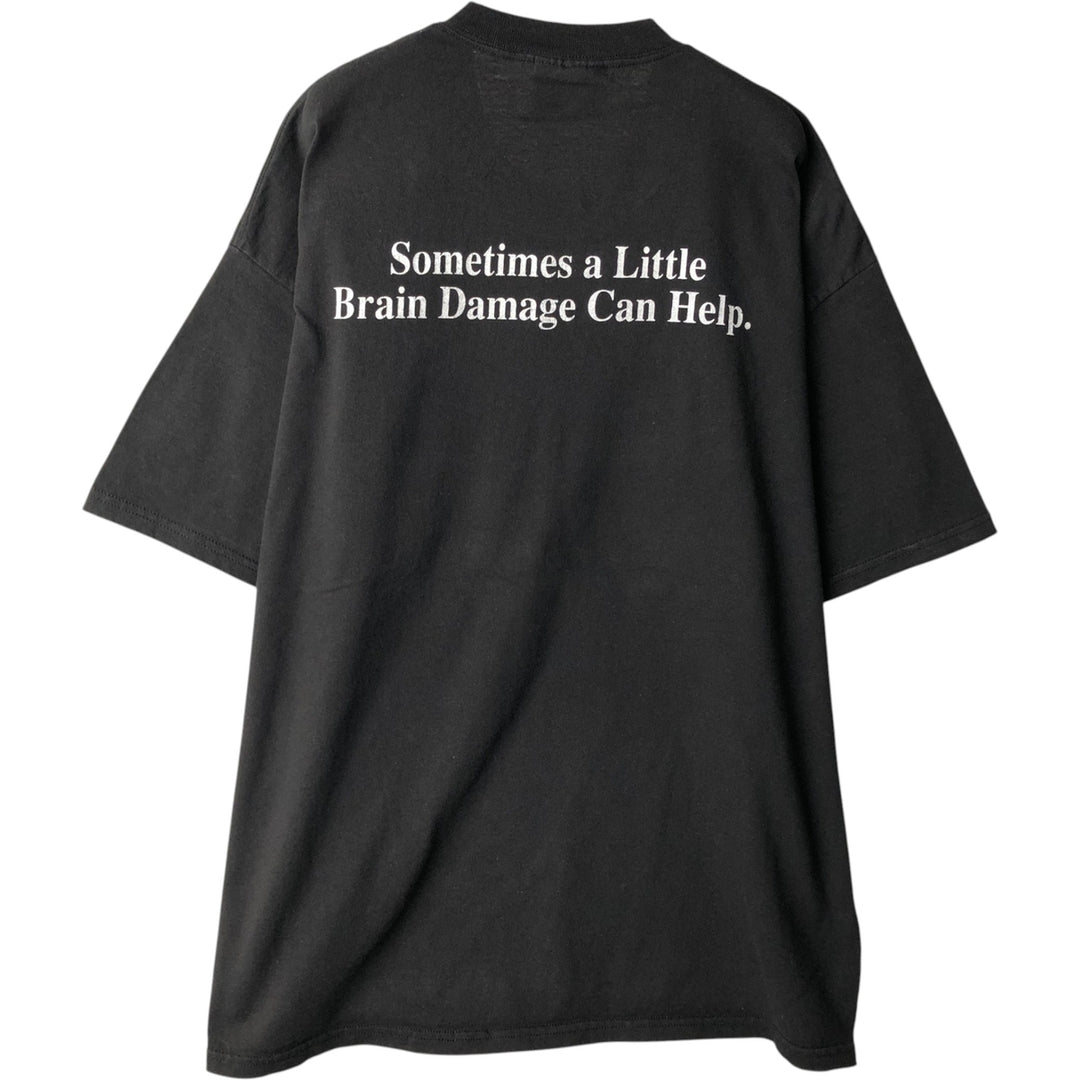 90'S Lee T-shirt, Made in USA, Men's XL equivalent, Vintage cotton black type Vintage Second Hand