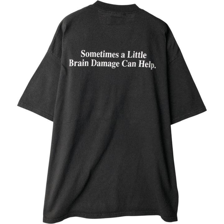 90'S Lee T-shirt, Made in USA, Men's XL equivalent, Vintage cotton black type Vintage Second Hand