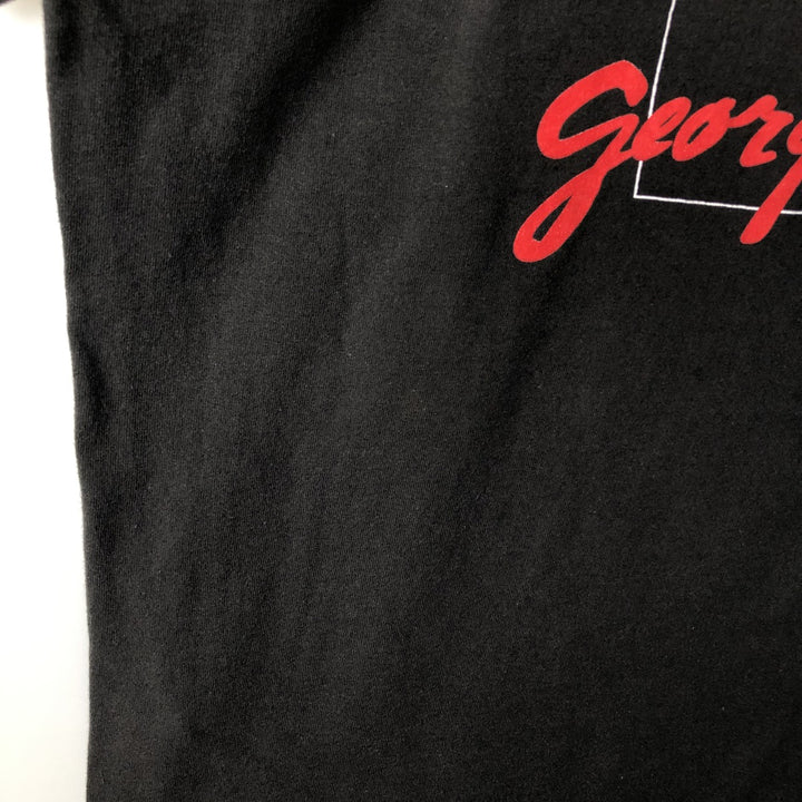 90'S Lee T-shirt, Made in USA, Men's XL equivalent, Vintage cotton black type Vintage Second Hand