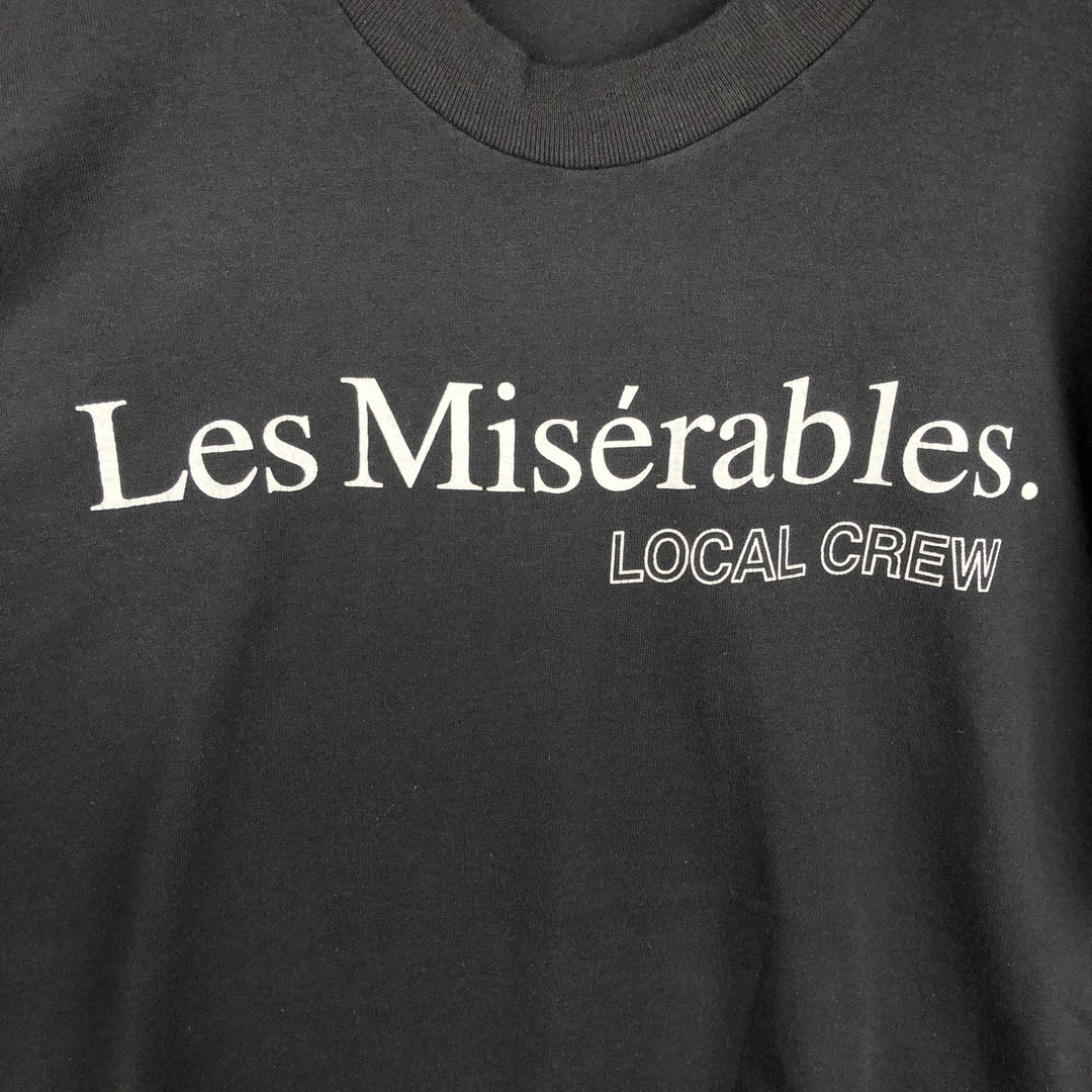 90'S Fruit of the Loom Best Printed T-shirt, Made in USA, Men's XL, Vintage cotton black type Vintage Second Hand