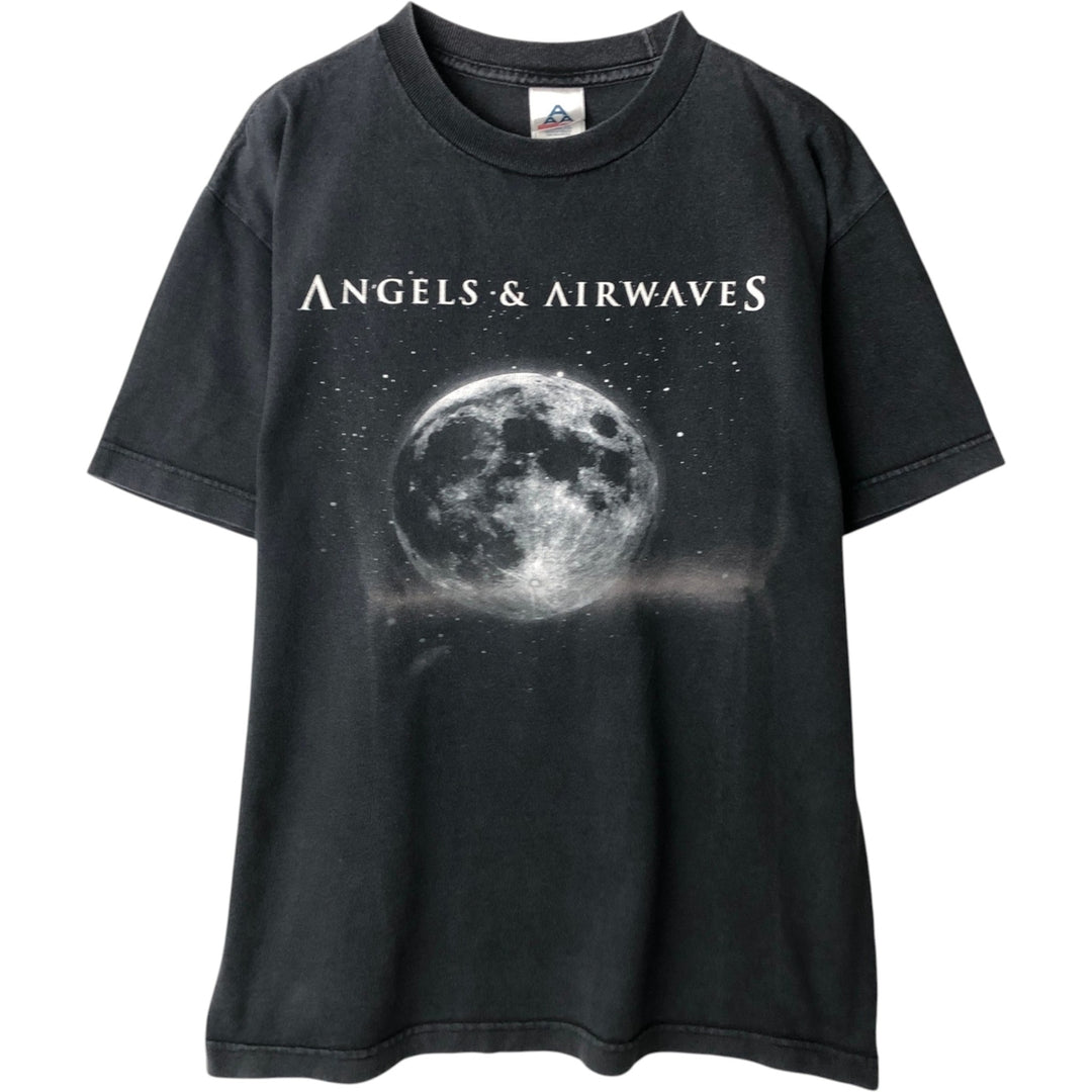 ALSTYLE Printed T-shirt, Men's Size M cotton black type Vintage Second Hand