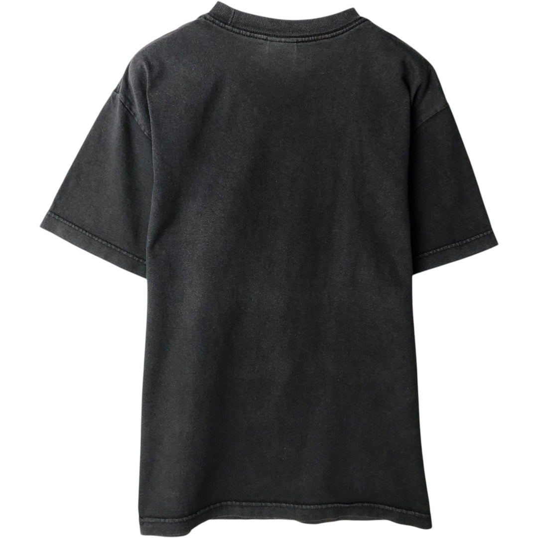 ALSTYLE Printed T-shirt, Men's Size M cotton black type Vintage Second Hand