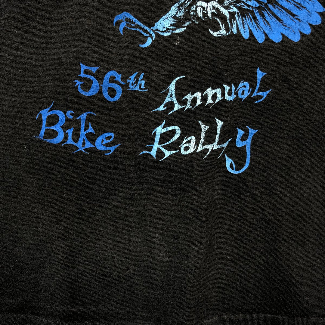 90'S Sturgis Motorcycle Rally Print T-Shirt, Men's Size M (Equivalent), Vintage unclear black type Vintage Second Hand
