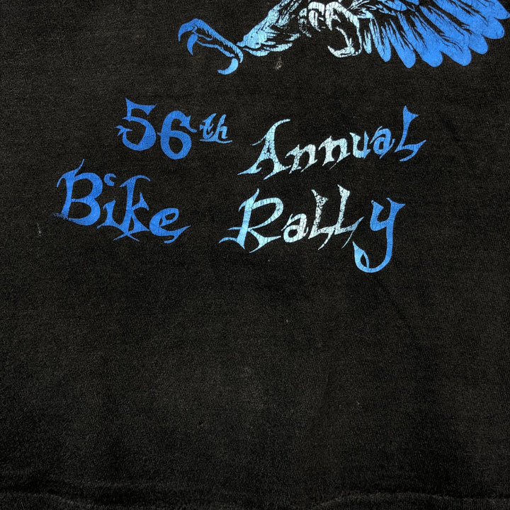 90'S Sturgis Motorcycle Rally Print T-Shirt, Men's Size M (Equivalent), Vintage unclear black type Vintage Second Hand