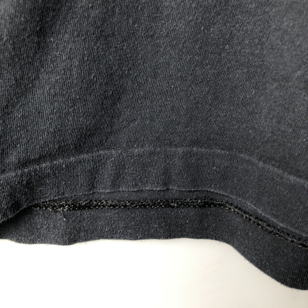 Printed T-shirt, men's size XL unclear black type Vintage Second Hand