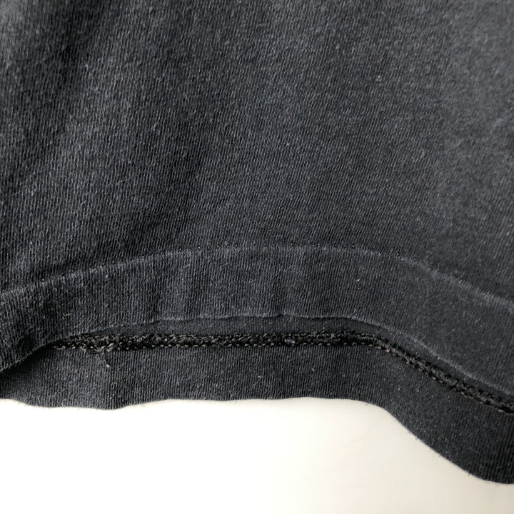 Printed T-shirt, men's size XL unclear black type Vintage Second Hand
