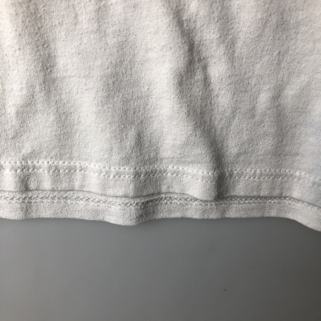 90'S Jerzees Printed T-Shirt, Made in USA, Men's XL cotton white type Vintage Second Hand