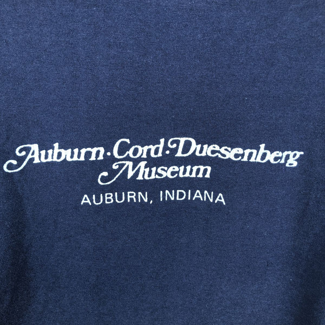 70'S Logo Seven Duesenberg Model J Advertising T-Shirt, Made in USA, Men's Size M (approx.), Vintage cotton navy blue type Vintage Second Hand