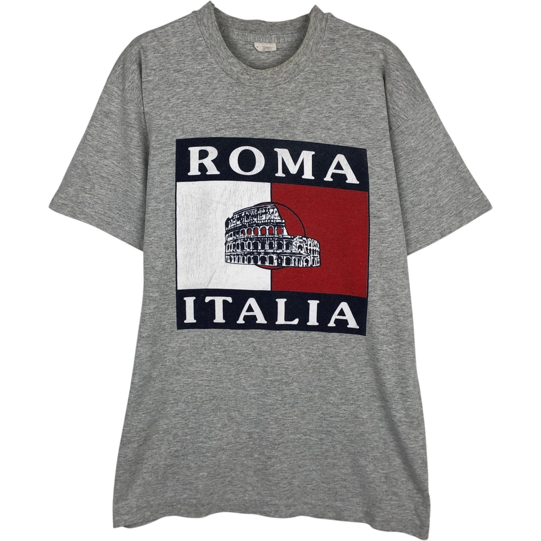 Vintage souvenir T-shirt from the 1990s, equivalent to men's size M. cotton gray type Vintage Second Hand
